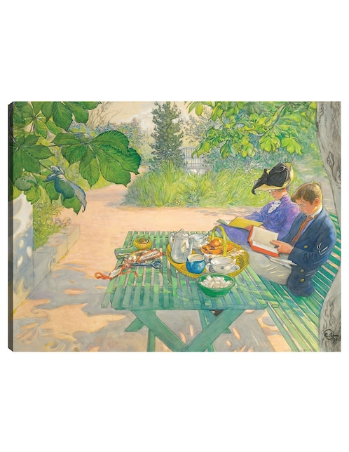 Cuadro decorativo Lectura navideña (1916) técnica mixta Cuadros Jr Inspiración