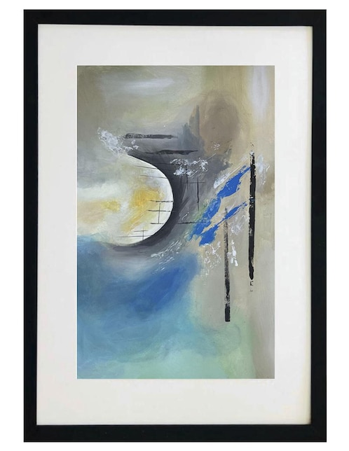 Pintura Talking To The Moon técnica acrílico Lune Art Gallery Abstractos