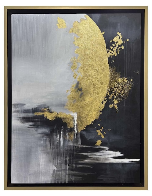 Pintura Luna de Oro técnica acrílico Lune Art Gallery