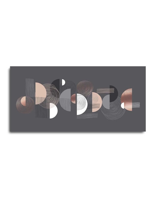 CANVAS ART Cuadro decorativo Canvas Art elegante plantilla geométrica con barniz a registro