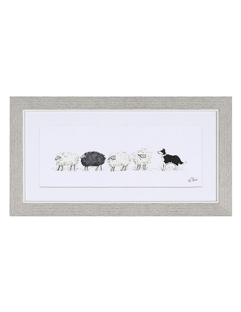 Litografía Haus Counting Sheep técnica impresión