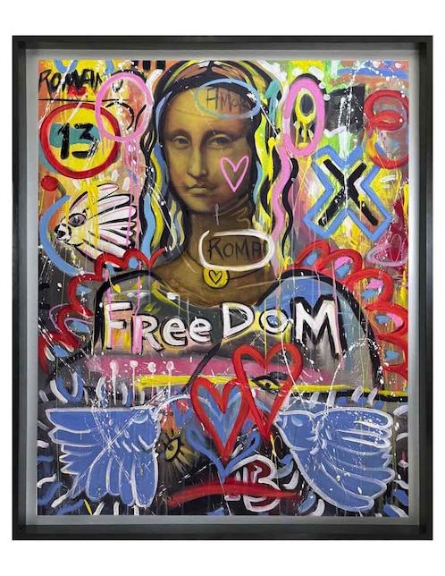 Pintura Freedom técnica acrílico Lune Art Gallery Mona