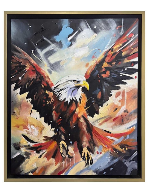 Pintura Eagle técnica acrílico Lune Art Gallery AnimalArt