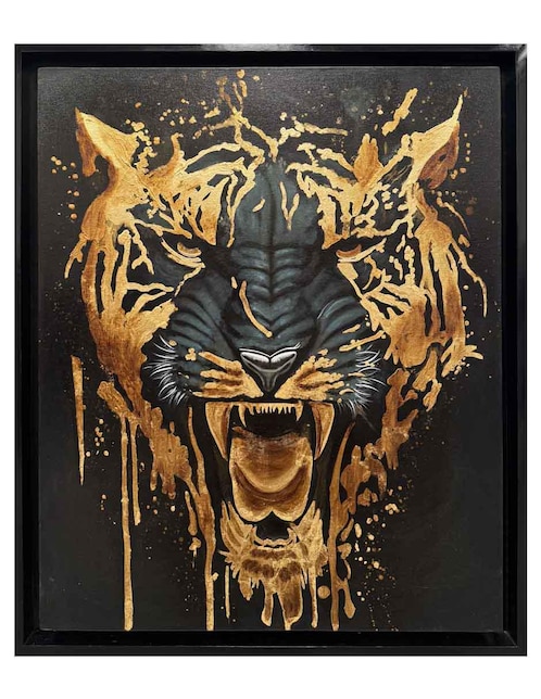 Pintura Anger técnica acrílico Lune Art Gallery AnimalArt