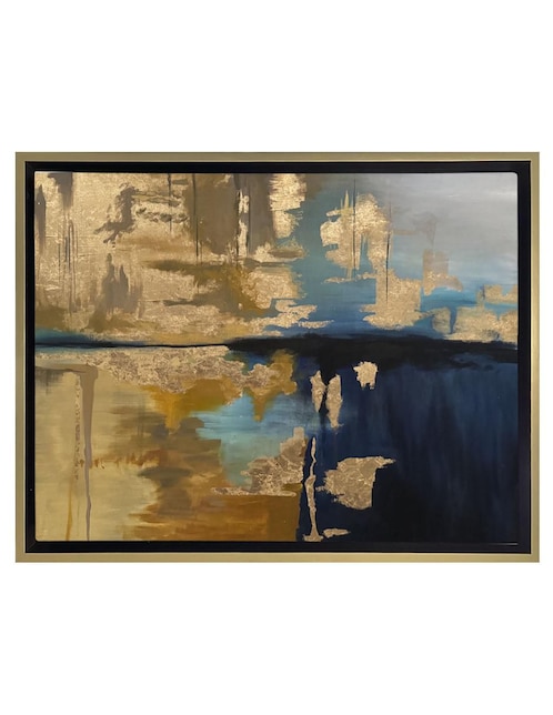 Pintura Cielo de oro técnica mixta Lune Art Gallery
