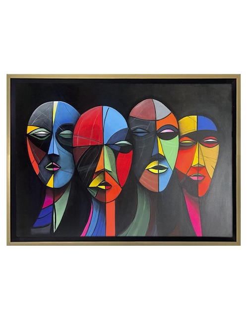Pintura Reflejos del Silencio técnica acrílico Lune Art Gallery Faces