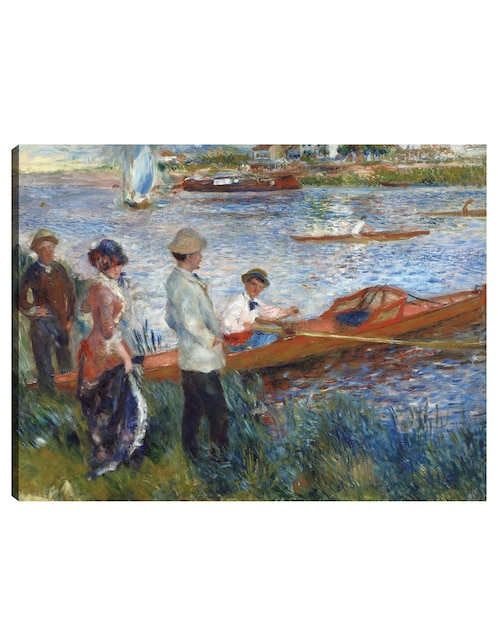 Cuadro decorativo Remeros en Chatou (1879) técnica mixta Lagos 1
