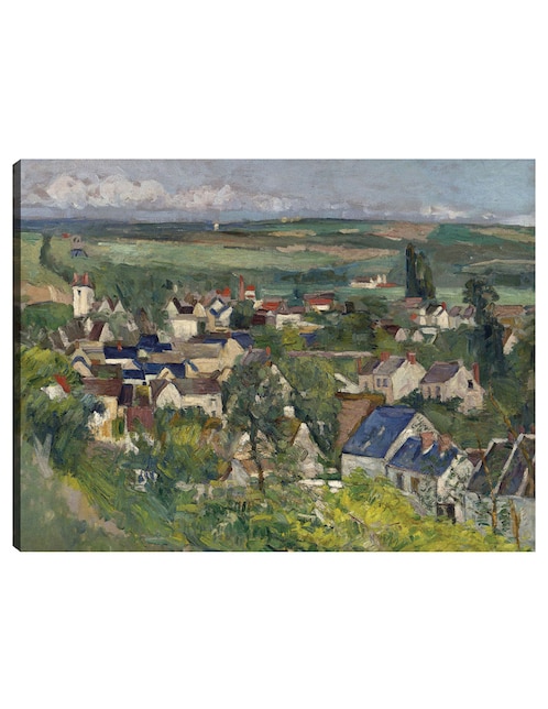 Cuadro decorativo Auvers, vista panorámica (1873) técnica mixta Campos 1