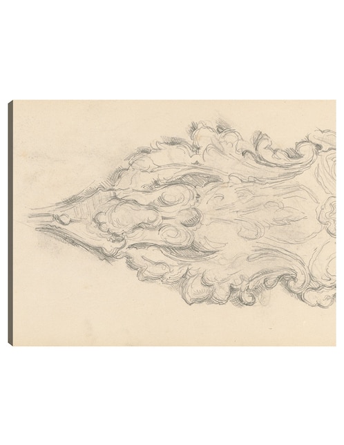 Cuadro decorativo Estudio de un ornamento decorativo (1879-1882) técnica mixta Cuadros Jr Bocetos