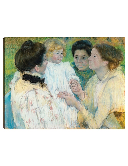 Cuadro decorativo Mujeres admirando a un niño (1897) técnica mixta Cuadros Jr Gente