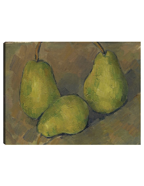 Cuadro decorativo Tres peras (1878-1879) técnica mixta 1