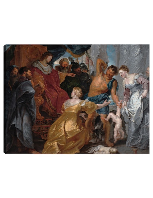 Cuadro decorativo El juicio de Salomón (1617) técnica mixta Religión y Espiritualidad 1