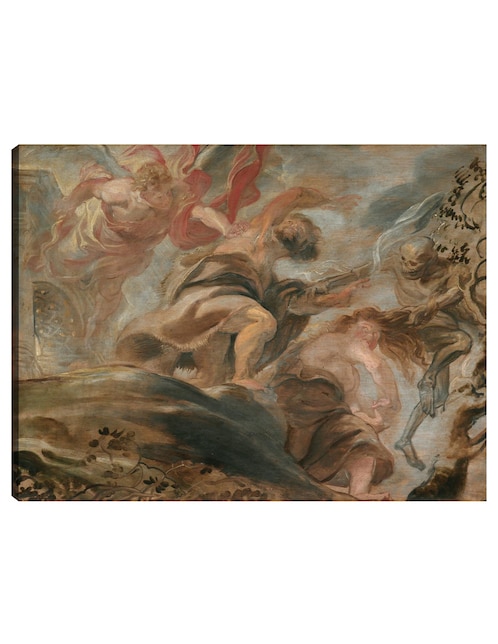 Cuadro decorativo Expulsión del Jardín del Edén (1620) técnica mixta Cuadros Jr Religión y Espiritualidad