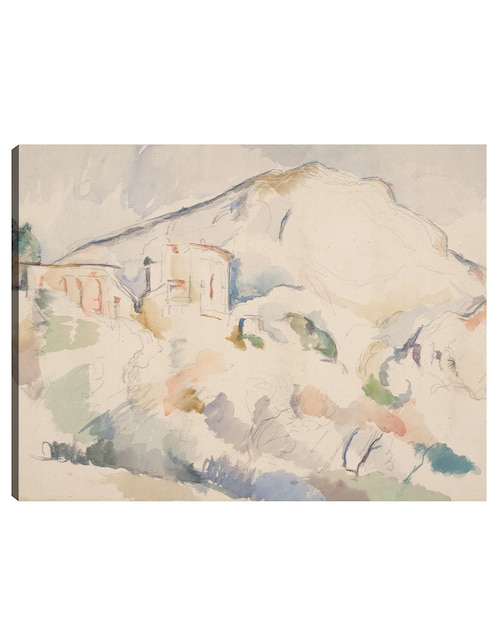 Cuadro decorativo Castillo negro y Mont Sainte-Victoire, c. 1890-1895 técnica mixta Inspiración 1