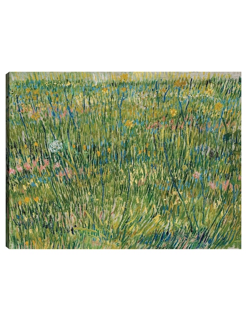Cuadro decorativo Parche de hierba (1887) técnica mixta Cuadros Jr Campos
