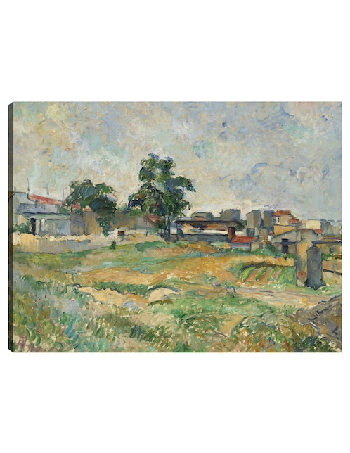 Cuadro decorativo Paisaje cerca de París (c. 1876) técnica mixta Campos 1