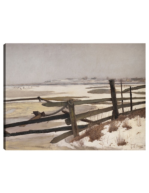 Cuadro decorativo Deshielo (1901) técnica mixta Playas 1