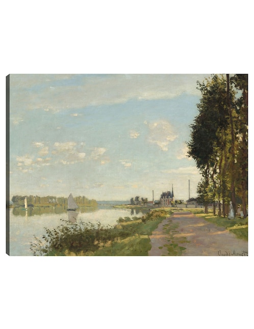 Cuadro decorativo Argenteuil técnica mixta Ríos 1