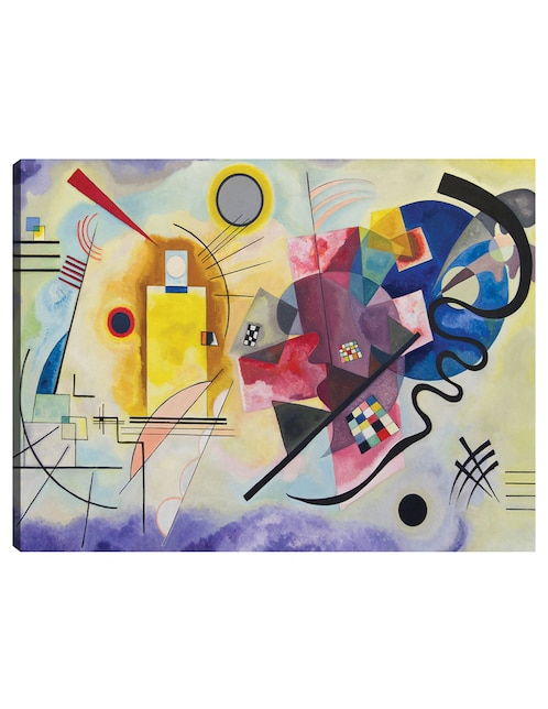 Cuadro decorativo Gelb - Rot - Blau (amarillo-rojo-azul), 1925 técnica mixta Cuadros Jr Colores