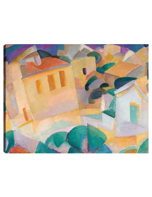 Cuadro decorativo Mallorca, Terreno (1914) técnica mixta Formas 1