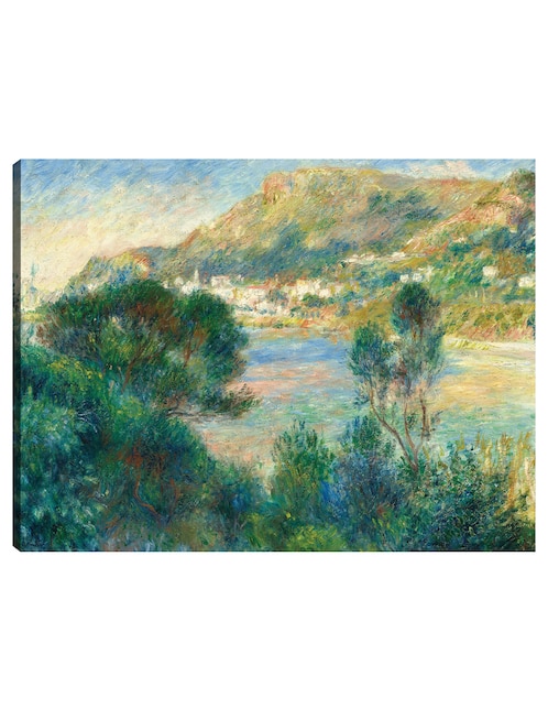 Cuadro decorativo Vista de Montecarlo desde Cap Martin técnica mixta Cuadros Jr Ríos