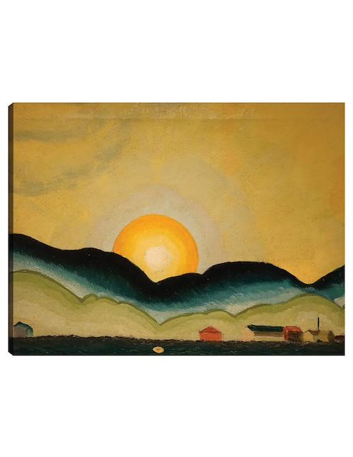 Cuadro decorativo Puerto de Northport (1929) técnica mixta Formas 1