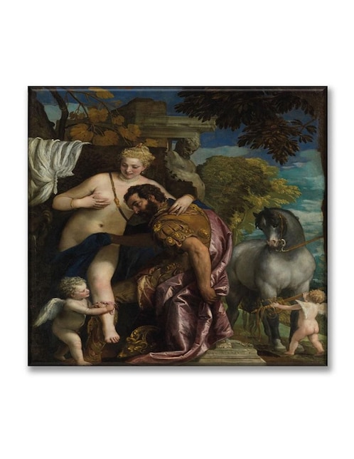 Cuadro decorativo Industria Grafica Ciento 23 marte y venus unidos por el amor by paolo caliari
