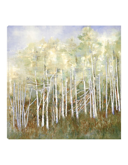 Cuadro decorativo Cambio necesario en verano técnica mixta Bosques 1