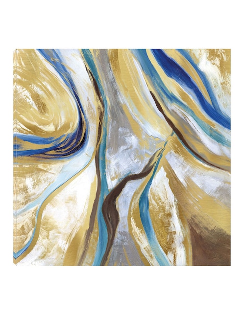 Cuadro decorativo Ágata y oro II técnica mixta Cuadros Jr Colores