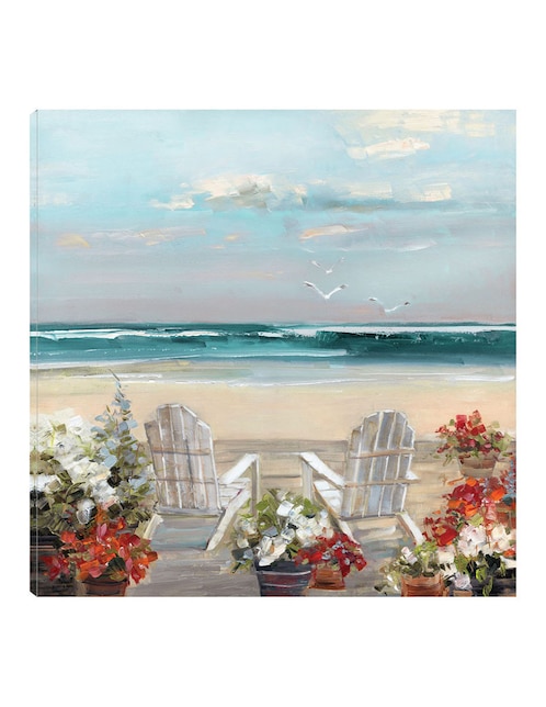 Cuadro decorativo Brisamarina de Verano técnica mixta Playas 1