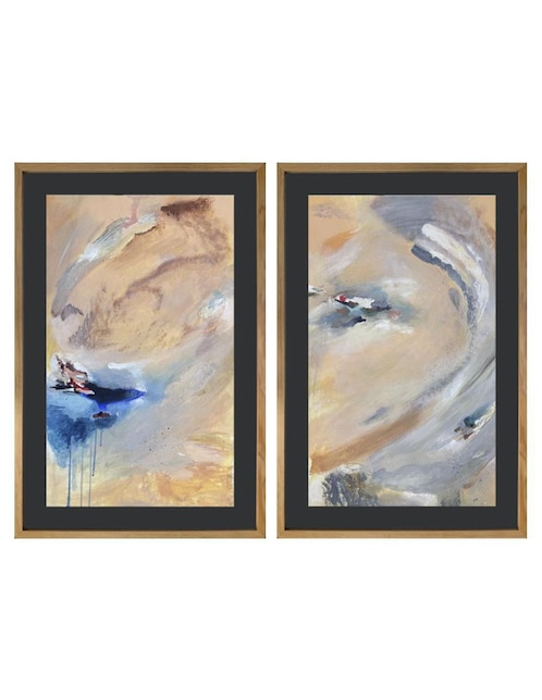 Set pinturas Universe técnica mixta Lune Art Gallery Abstractos