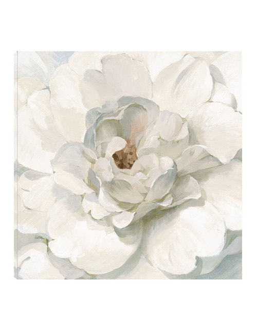 Cuadro decorativo Peonía neutral técnica mixta Cuadros Jr Floración