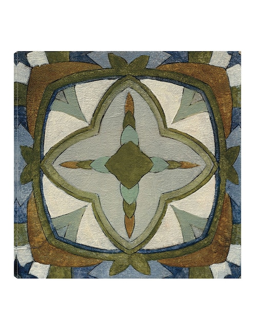 Cuadro decorativo Azulejos del Viejo Mundo X técnica mixta Formas 1