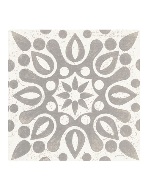 Cuadro decorativo Azulejo de Caravana de Invierno IV técnica mixta Símbolos 1