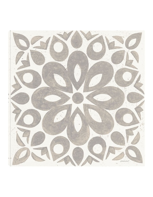 Cuadro decorativo Azulejo de Caravana de Invierno III técnica mixta Símbolos 1