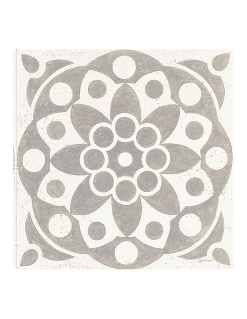 Cuadro decorativo Azulejo de Caravana de Invierno II técnica mixta Cuadros Jr Símbolos