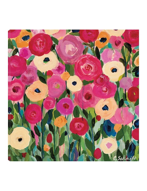 Cuadro decorativo Alegría de la infancia técnica mixta Cuadros Jr Flores