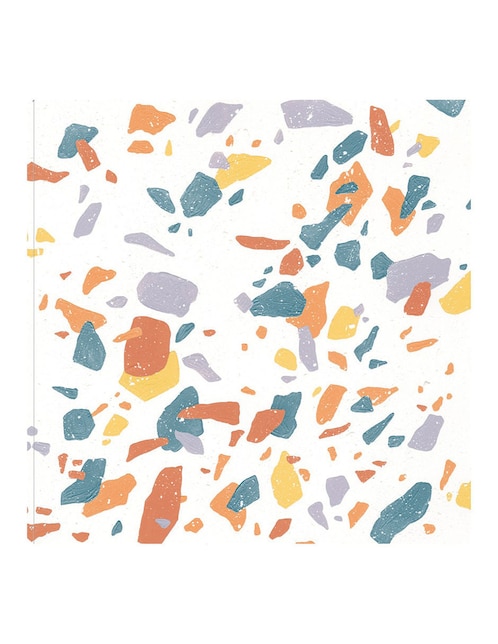Cuadro decorativo Atardecer de Terrazzo II técnica mixta Cuadros Jr Colores