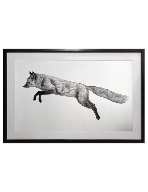 Pintura Zorro técnica acrílico Lune Art Gallery AnimalArt