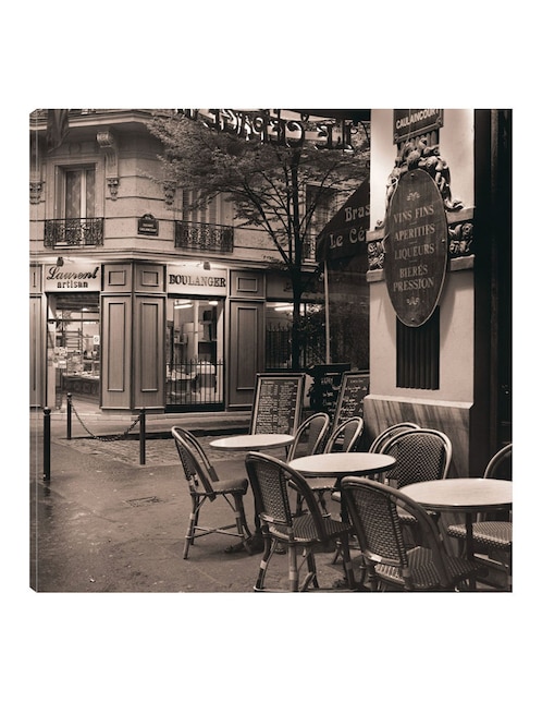 Cuadro decorativo Café, Montmartre técnica mixta Cuadros Jr Lugares