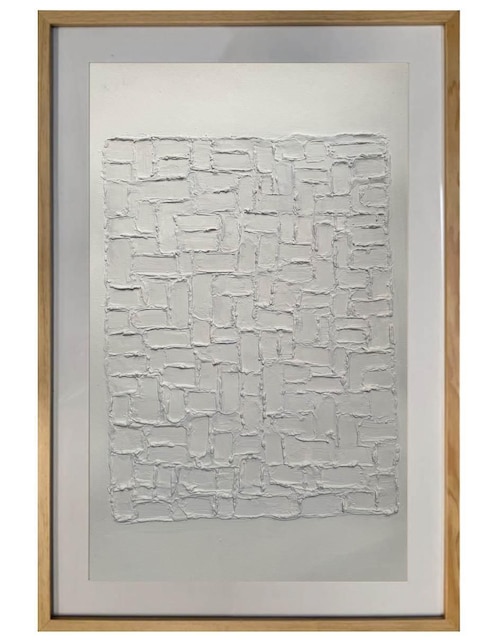 Pintura Bricks II de 4 vistas técnica mixta Lune Art Gallery