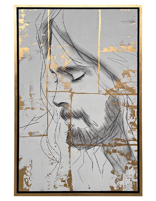Pintura Mesías técnica mixta Vangardi