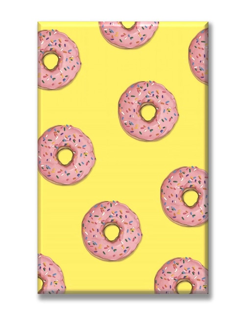 Cuadro decorativo donas rosas 1