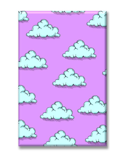 Cuadro decorativo nubes pattern 1