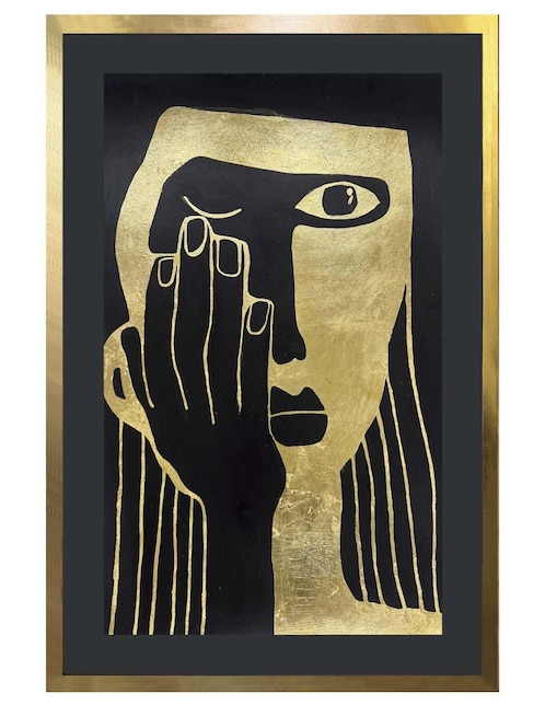 Pintura Gold Era técnica acrílico Lune Art Gallery