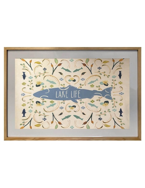 Pintura Lake Life técnica acrílico Lune Art Gallery Mar