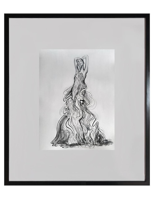 Pintura Fashion técnica acrílico Lune Art Gallery MinimalArt