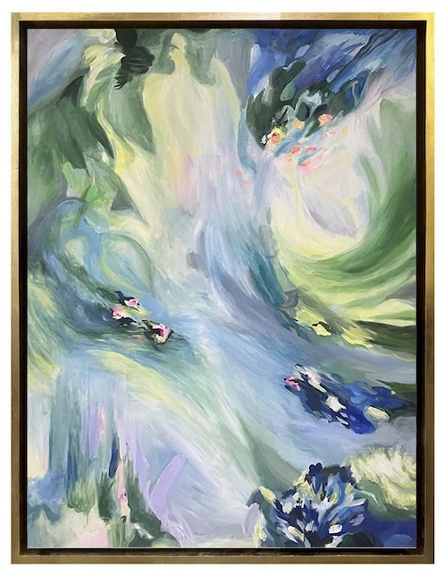 Pintura Un Susurro de Flores técnica acrílico Lune Art Gallery