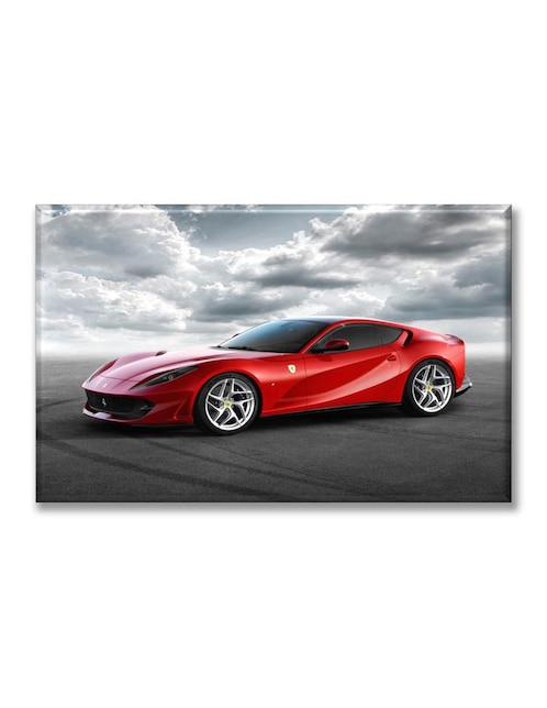Cuadro decorativo Industria Gráfica Ciento 23 Coche en pista