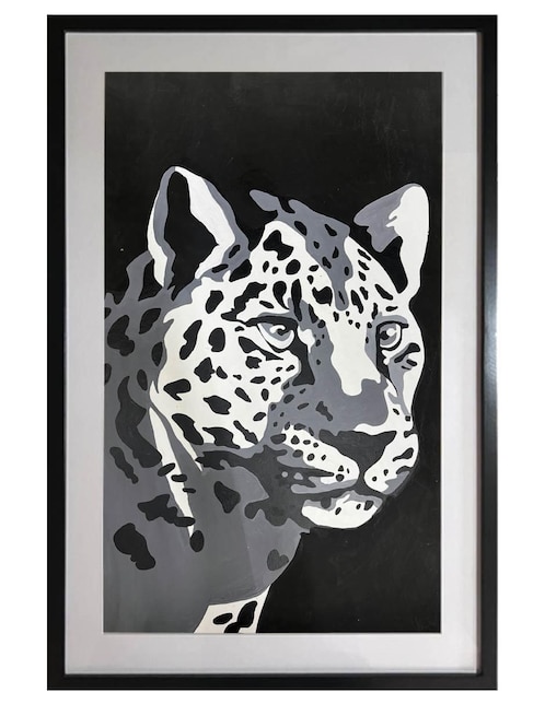 Pintura Jaguar técnica acrílico Lune Art Gallery AnimalArt